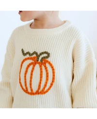 Girls' Pumpkin Yarn Knit Sweater - Little Kid, Big Kid