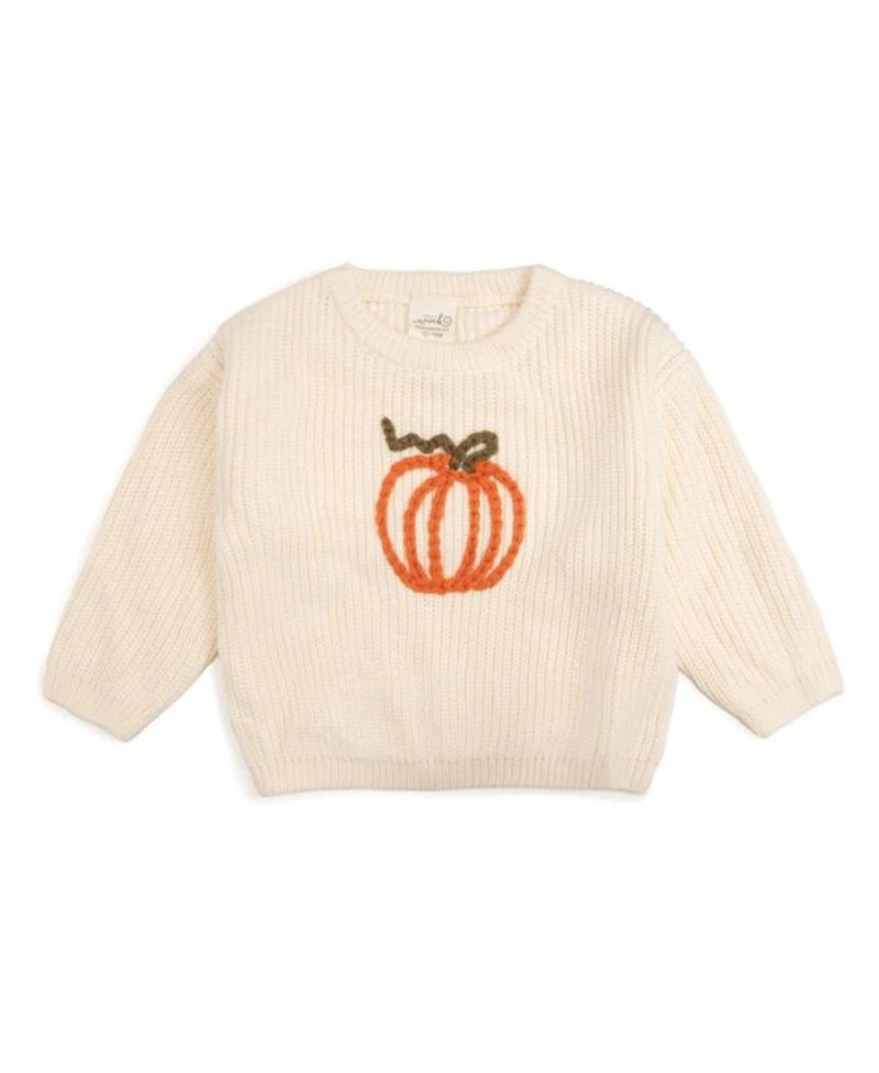 Girls' Pumpkin Yarn Knit Sweater - Little Kid, Big Kid