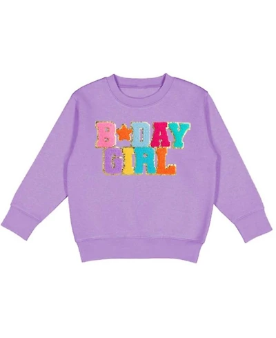 Girls' Birthday Patch Sweatshirt - Baby, Little Kid, Big Kid
