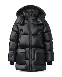 Unisex Detachable Hood Down Kennie Jacket - Big Kid