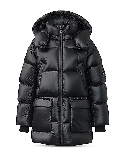 Mackage Unisex Detachable Hood Down Kennie Jacket - Big Kid