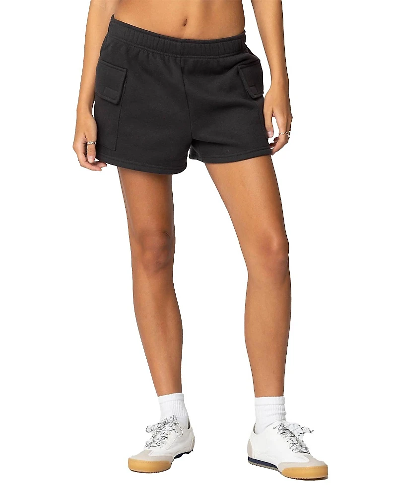 Edikted Garnet Cargo Sweat Shorts