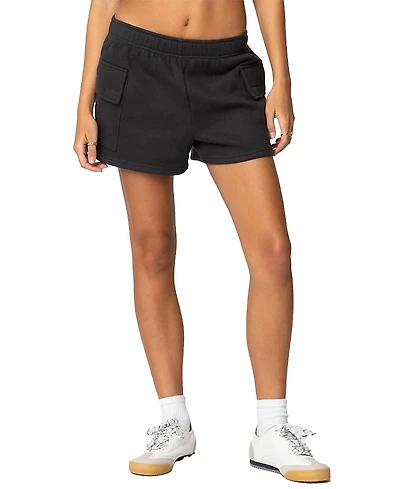 Edikted Garnet Cargo Sweat Shorts