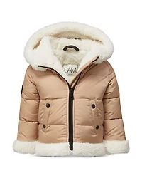 Baby Boys' & Girls' Matte Blizzard Quilted Fleece Lined Down Jacket