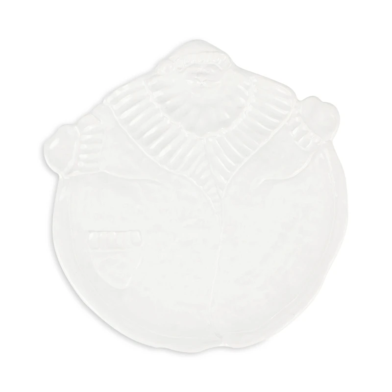 Vietri Pietra Natale Figural Santa Platter