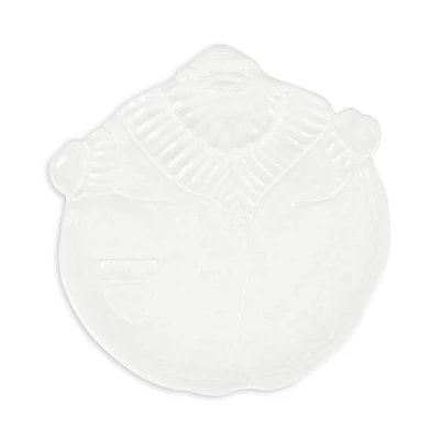 Vietri Pietra Natale Figural Santa Platter