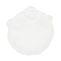 Vietri Pietra Natale Figural Santa Platter