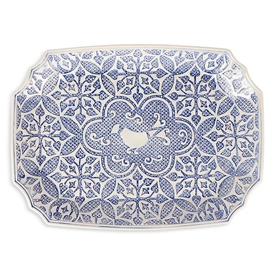 Uccello Blu Rectangular Platter