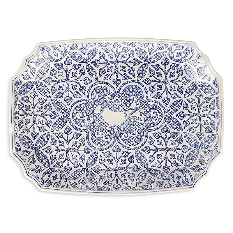 Vietri Uccello Blu Rectangular Platter