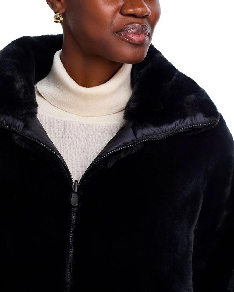 Jeon Reversible Faux Fur Jacket