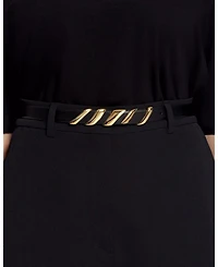Melodie Ribbon Leather Belt