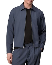 Melrose Wool Blend Twill Full Zip Jacket