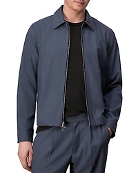 rag & bone Melrose Wool Blend Twill Full Zip Jacket