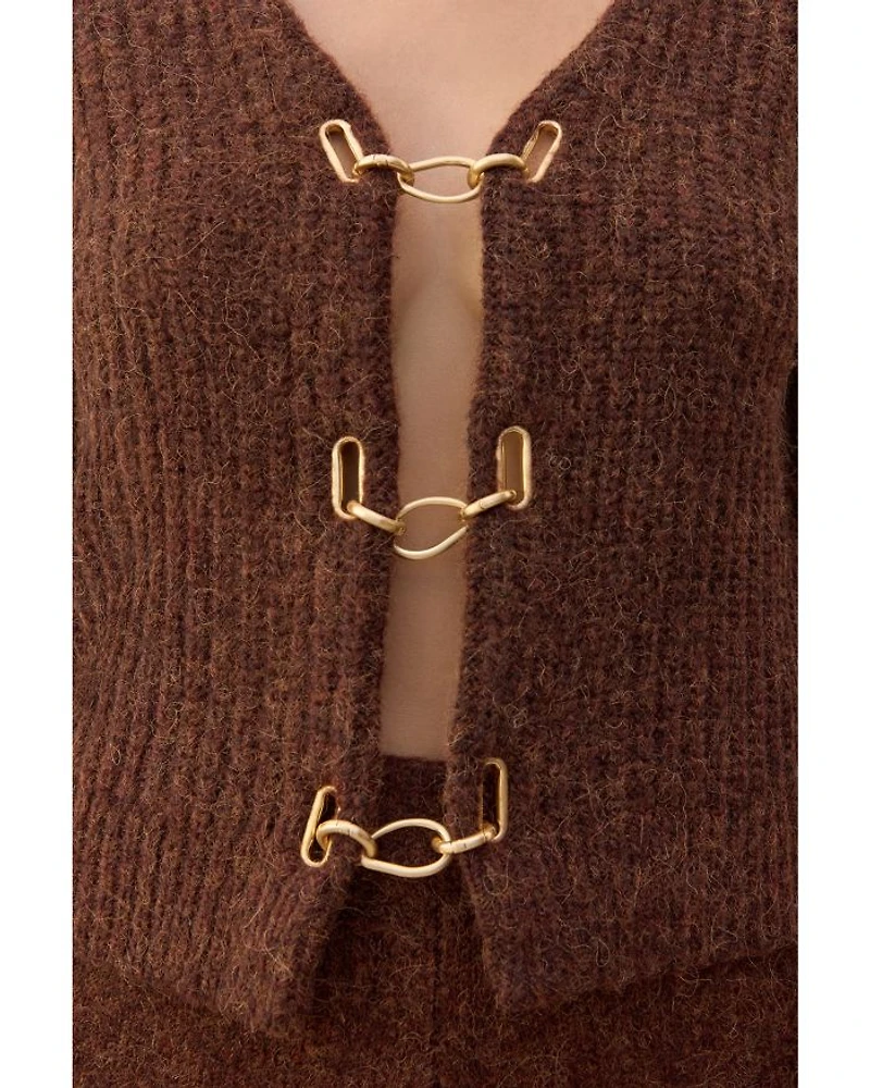 Adel Clasp Cardigan