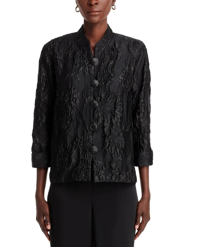 Shimmer Cloqué Boxy Jacket