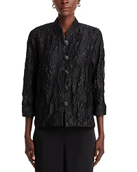 Shimmer Cloqué Boxy Jacket