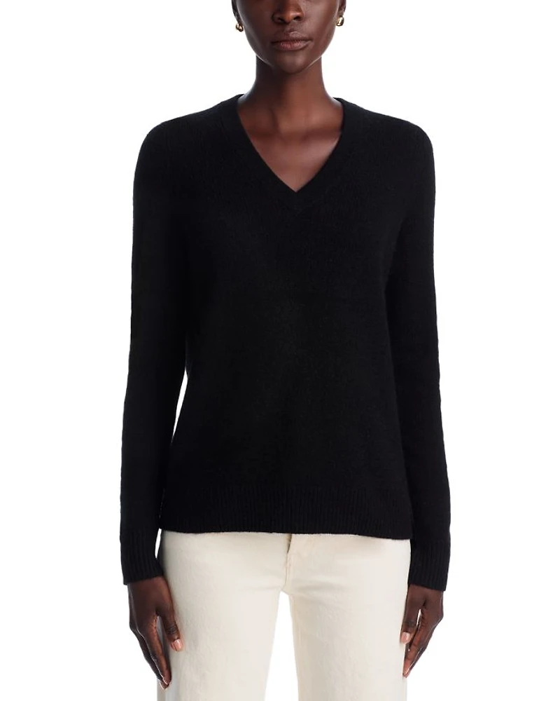 V Neck Cashmere Sweater - Exclusive