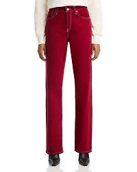 The Standard High Rise Straight Jeans Currant