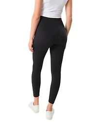 Women's Maternity Stretch Leggings with Bump-Friendly Phone Pocket