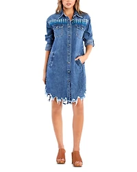 Superstar Denim Shirt Dress
