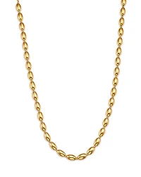 Alberto Amati 14K Yellow Gold Oval Bead Necklace, 18