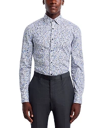Slim Fit Printed Dress Shirt
