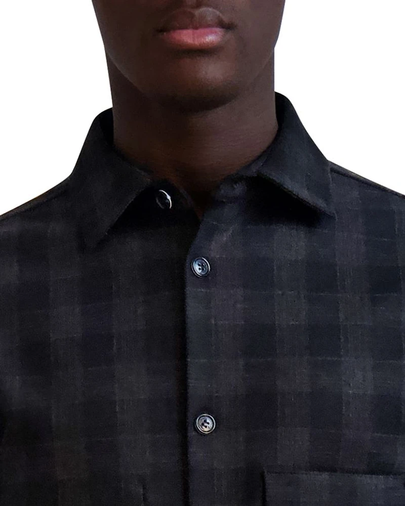 Plaid Slim Fit Button Down Shirt
