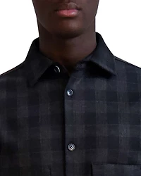 Plaid Slim Fit Button Down Shirt
