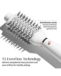 AireBrush One-Step Smoothing & Volumizing Hair Dryer Brush in Satin Blush/Rose Gold