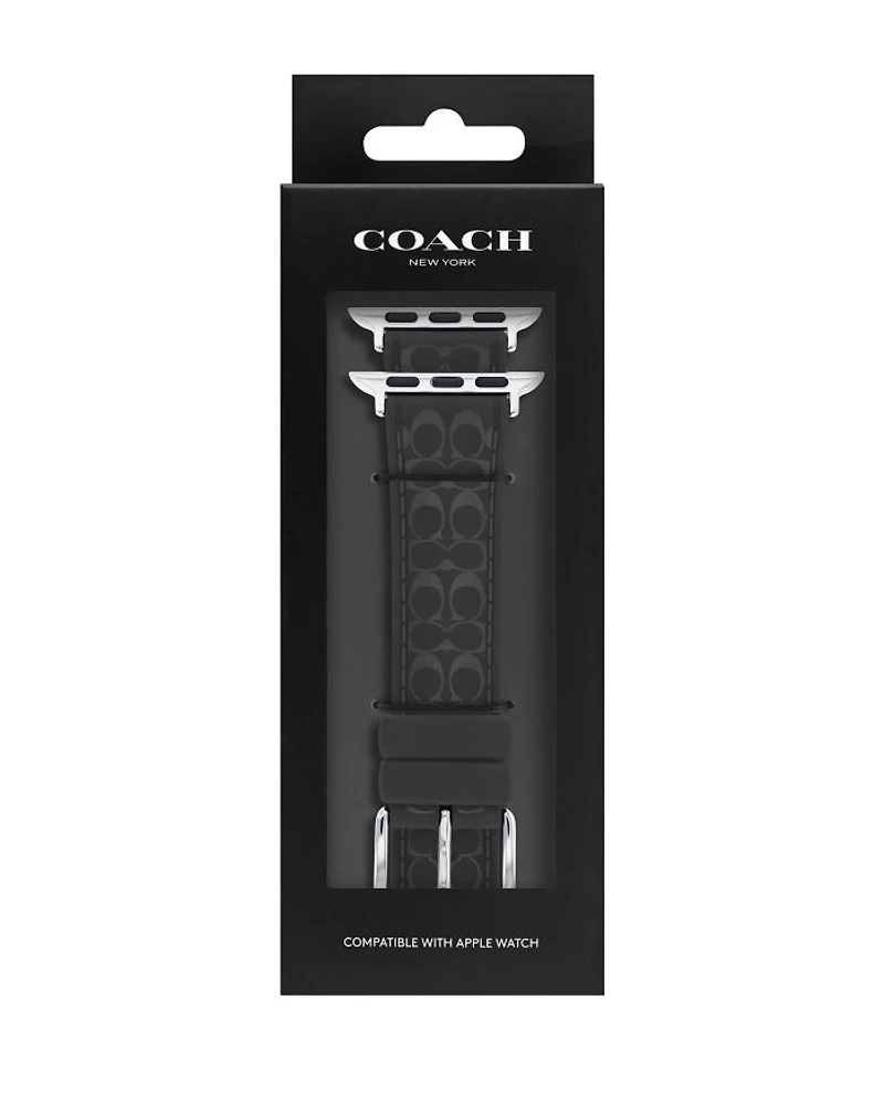 Apple Watch® Black Silicone Strap, 38/40/41mm