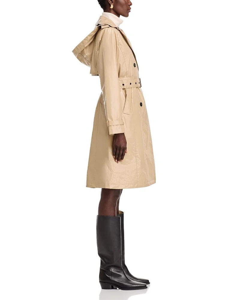 Double Breasted Liner Trench Coat
