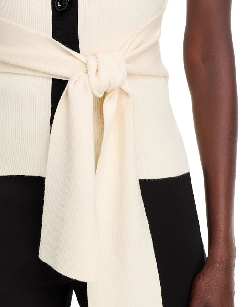 Collins Sleeveless Button Front Top
