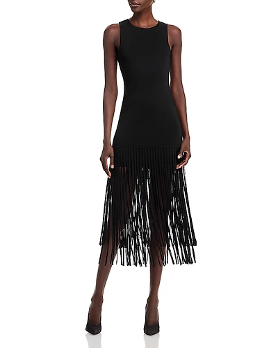Toccin Margaux Fringe Skirt Dress