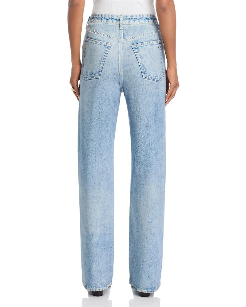 Miramar Shea High Rise Relaxed Cotton Terry Sweatpant Jeans Riverly