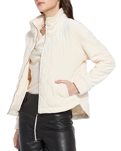 Lysse Astra Quilted Velvet Jacket