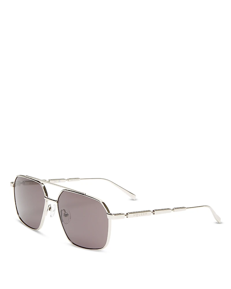 McQueen Aviator Sunglasses, 59mm