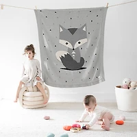 Pink Lemonade Foxy Baby Blanket