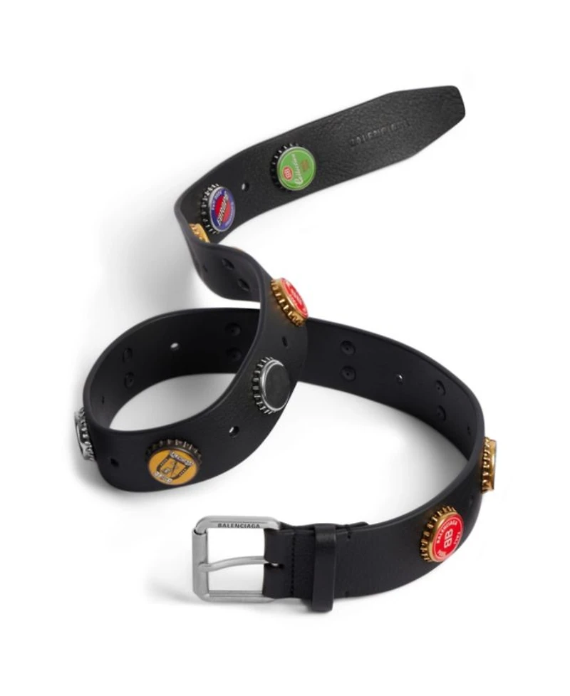 Men's Bottle Caps Belt