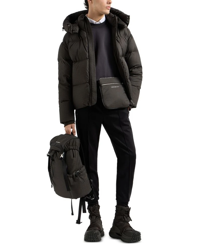 Puffer Coat with Removable Hood