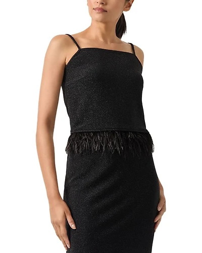 Feather Trim Top