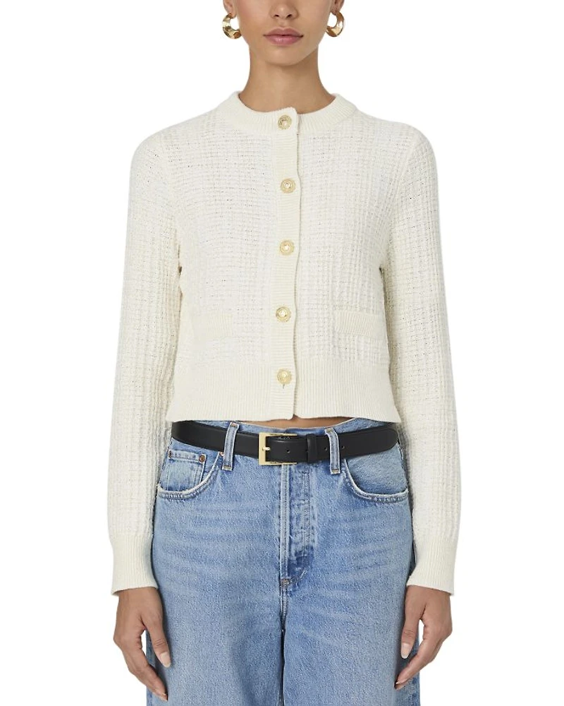 Lurex Tweed Cardigan