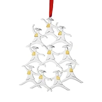Nambe Twelve Days of Christmas: 10 Lords A Leaping Ornament