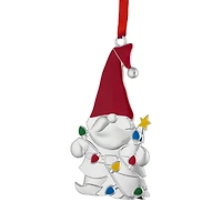 Nambe Gnome with Lights Ornament