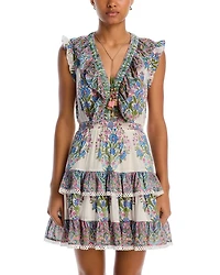 Rainey Floral Tiered Mini Dress