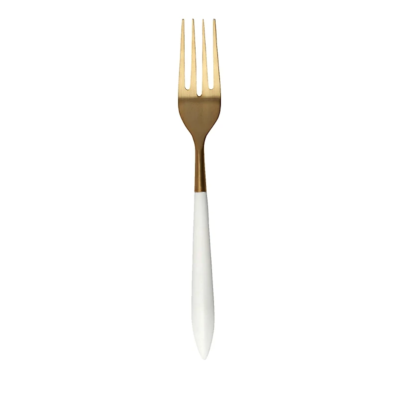 Vietri Ares Oro and White Serving Fork