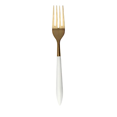 Vietri Ares Oro and White Serving Fork
