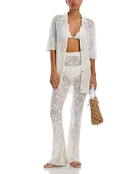Flavia Crochet Cover Up Pants