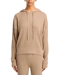 Cable Knit Hoodie