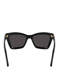 Classic Logo Rectangular Sunglasses, 53mm