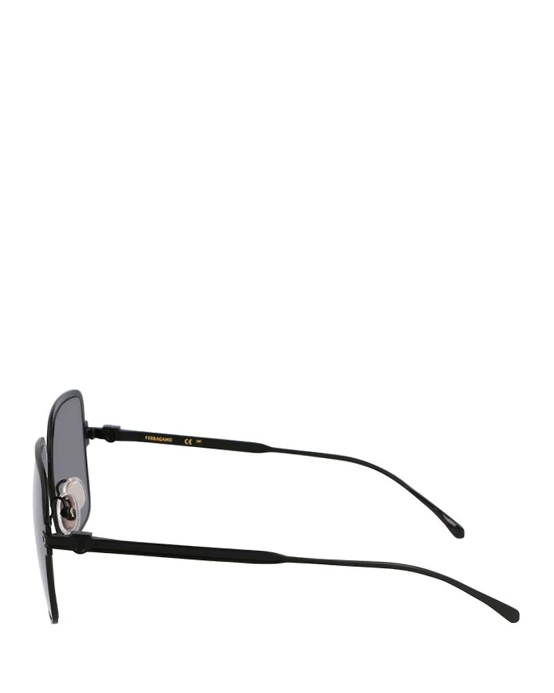 Gancini Square Sunglasses, 57mm